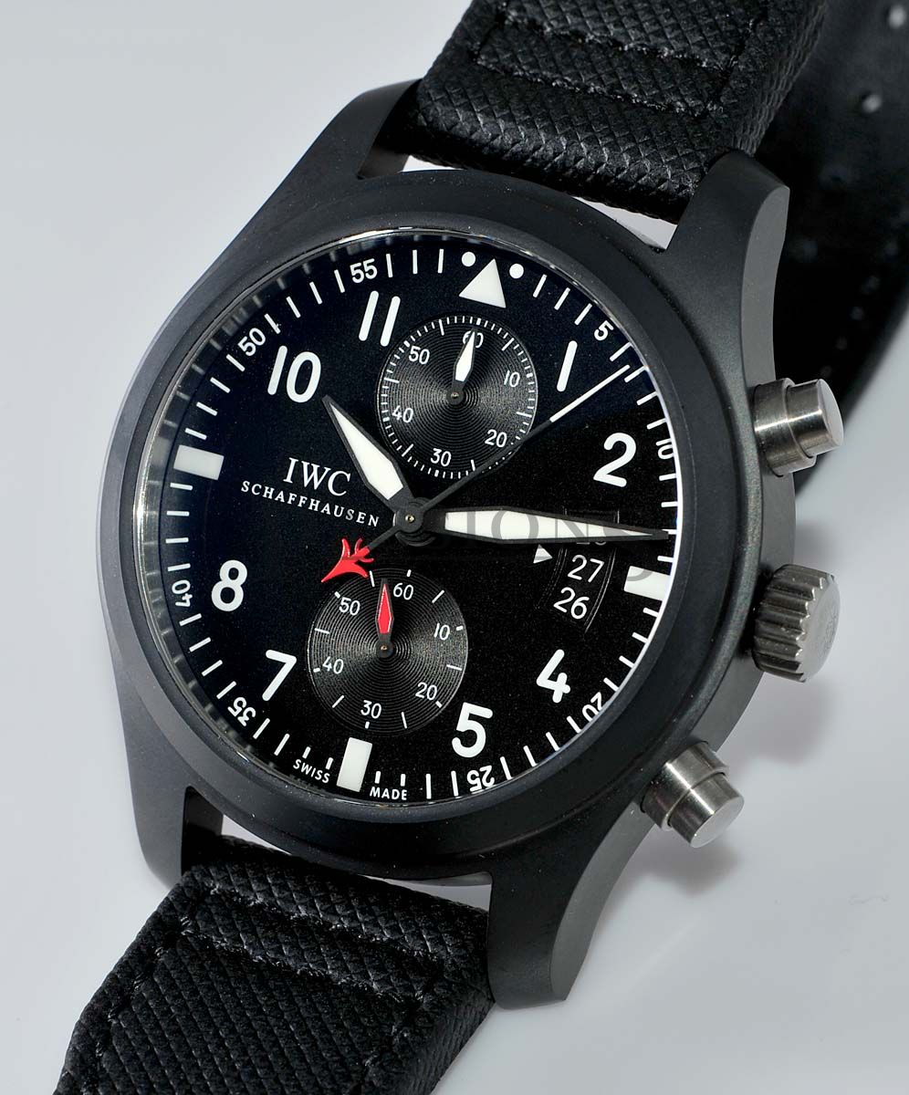 IWC 46mm Pilot s Chronograph Top Gun Miramar Ref.3880 01 auto date antimagnetic in Ceramic Passions Watch Exchange Singapore s Premier Pre owned Watch Dealer