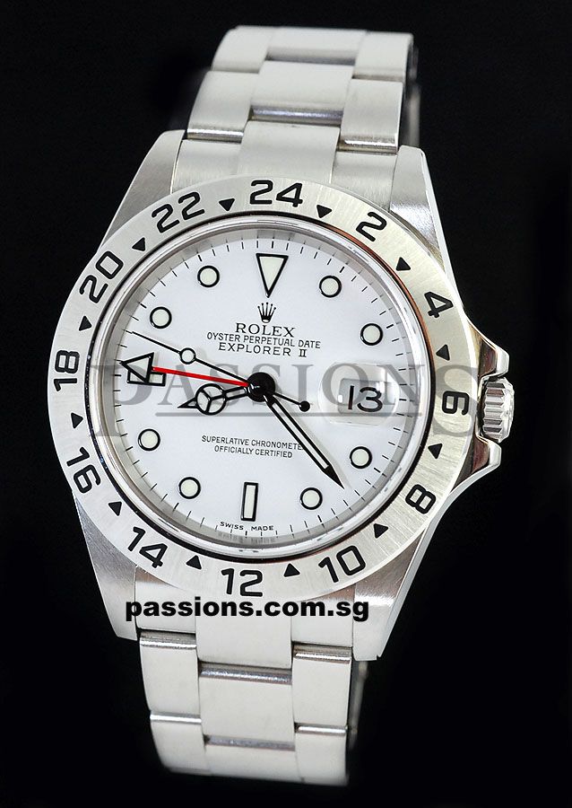 rolex oyster perpetual date explorer ii superlative chronometer officially certified