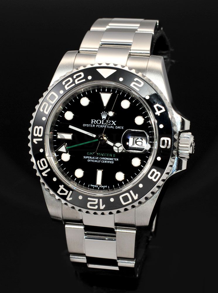 rolex oyster perpetual date gmt master ii superlative chronometer price