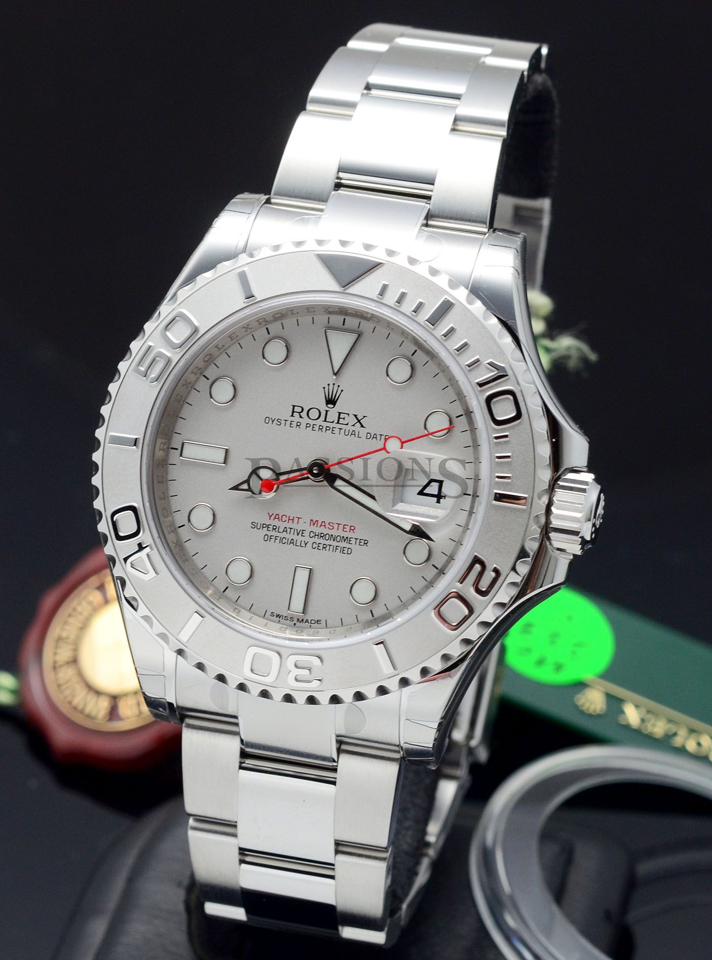 rolex oyster perpetual date yacht master superlative chronometer officially certified price